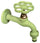 Robinet coloré pour fontaine de jardin en laiton Belfer RUB/024 Vert Acide