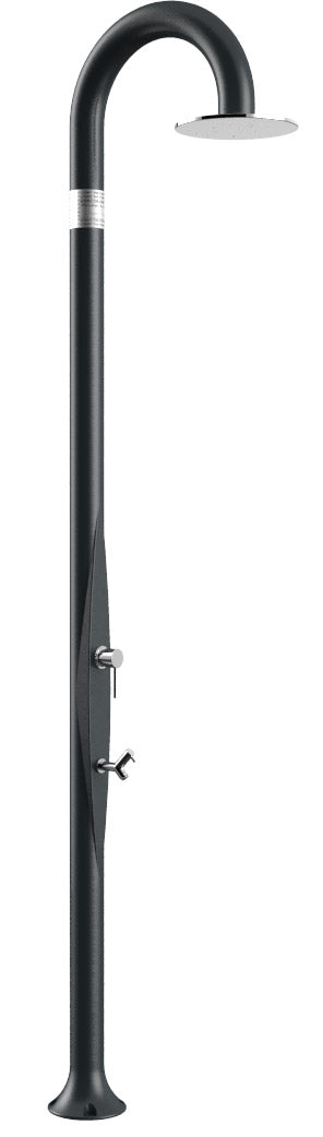 Mitigeur de douche de jardin pomme de douche et lave-pieds Arkema Funny Yin Top Line Black Pearl prezzo