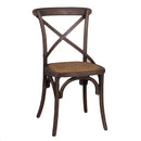 Sedia in Legno 51x55H46,5/89cm Cross Grigio Chiaro