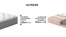 Materasso in Memory e Molle Rivestimento Thermocolor H25 Valiani Alyson Varie Misure