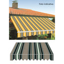 Tenda da Sole con Bracci Retrattili 2,95x2,5m Tessuto in Poliestere Disegno P6002