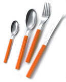 Servizio Set di Posate 24 Pezzi in Acciaio Eme Sky Arancio 21