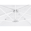 Ombrellone da Giardino Decentrato 3x3m Roma Bianco