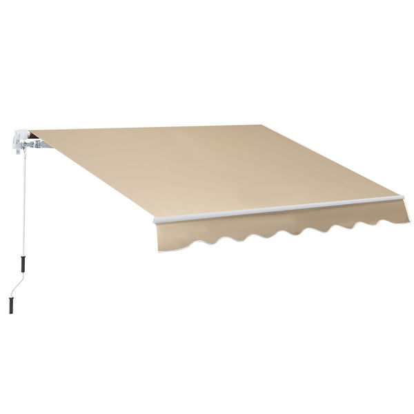 prezzo Auvent Pare-Soleil Enroulable Manuel Imperméable Beige 2.5x2m