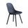 Chaise de jardin Vichy 55x46,5x85 h cm en plastique anthracite