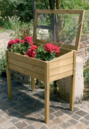 Serra per Sementi con Anta 50x100x75/82 cm in Legno FSC Impregnato