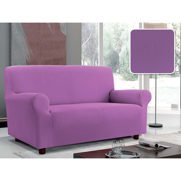acquista Housse de Canapé 1, 2 Et 3 Places Stretch en Tissu Lilas