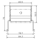 Mobile Lavatoio Sospeso 65,5x50,5x56 cm 2 Ante Montegrappa Novella Dipiù Antracite