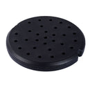 2 Colonnine Tendinastro di 2m in Acciaio Inox Nero Ø32x90 cm 