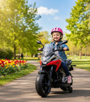 Moto Elettrica per Bambini Licenza Ufficiale Honda NC750X 12V 4,5Ah Rosso