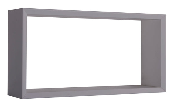 online Etagère murale Cube 70x35x15,5 cm en fibre de bois Artù Marron Taupe