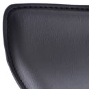 Set 2 Sgabelli 38x40x54/74 cm in Ecopelle con Base Cromata Nero