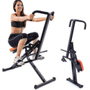 Attrezzo Total Fitness Allenamento Palestra Cardio Addominali Crunch Pieghevole Struttura in Acciaio Inox      