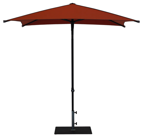 prezzo Ombrellone da Giardino 2x2 m Palo Ø38 mm in Alluminio Tessuto Dralon Acrilico Border Terracotta