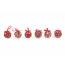 Set 14 Palle di Natale Ø7,5 cm in Polyfoam con Box Rudolf