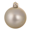 Set 12 Palle di Natale Ø4 cm in Plastica Champagne