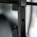 Griglia Divisoria per Auto 89-150x76-124 cm in Acciaio Nero