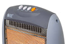 Stufa Alogena 1200W 3 Elementi Qlima EIH 1200 Bianca