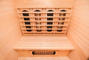 Sauna Finlandese ad Infrarossi 3 Posti 153x128 cm H190 in Legno di Abete Apollon 3