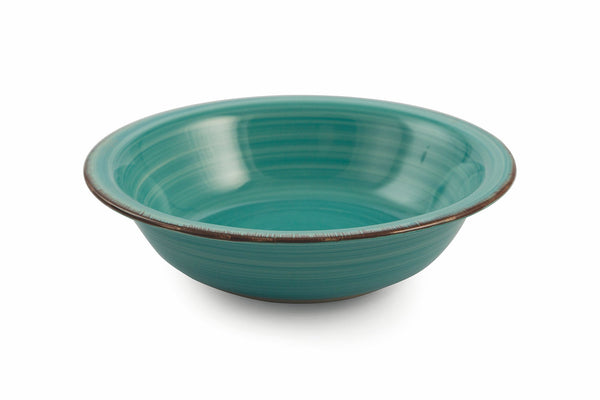 Ensemble de 6 assiettes creuses en grès Ø21,5 cm VdE Tivoli 1996 Turchese New Baita sconto