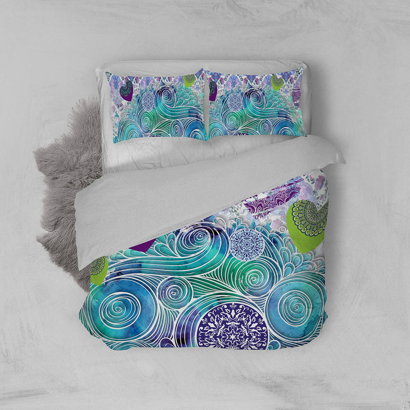 Copripiumino con stampa sul Sacco e Federe Matrimoniale