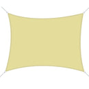 Tenda a Vela Ombreggiante Rettangolare 4x6m in Poliestere Sabbia