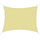 Voile d'Ombrage Rectangulaire 3x4m en Polyester Sable