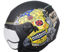 Casco Jet per Scooter Visiera Sagomata CGM Cancun 107S Nero