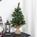 Mini Albero di Natale Artificiale 60 cm 70 Rami  Pino Verde
