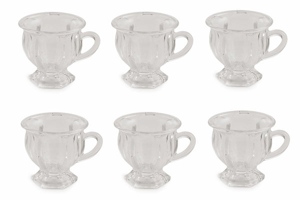 sconto Ensemble de 6 tasses à café en verre 90 ml VdE Tivoli 1996 Verre