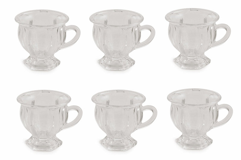Set 6 Tazzine Caffè in Vetro 90 ml Villa d'Este Home Tivoli Glass