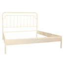 Struttura Letto Matrimoniale in Metallo 160x195x115,5cm Nodi Bianco