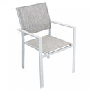Poltrona Jamaica 55x58x85 h cm in Textilene Bianco