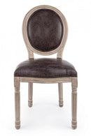 Set 2 Sedie 48x46x96h cm Mathilde Dark 