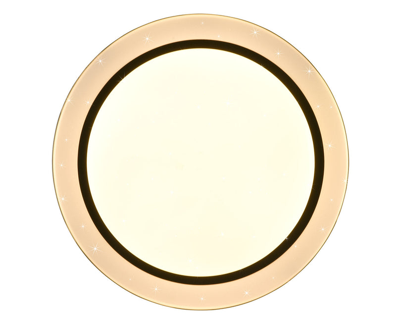 Plafoniera da Interno a LED in Plastica Nero Opaco