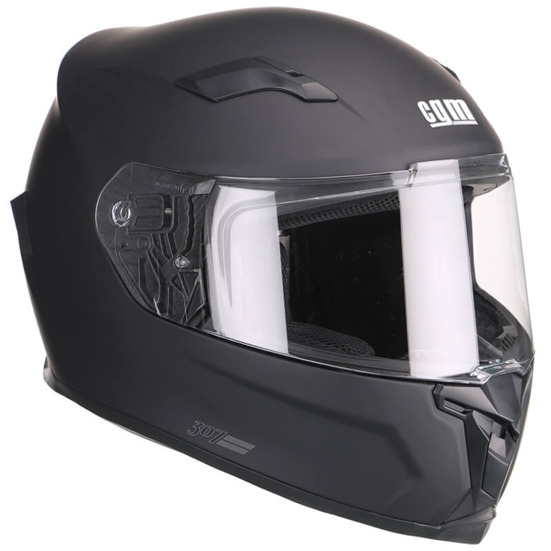 Casco Integrale per Scooter Visiera Lunga CGM Valencia 307A Nero Opaco Varie Misure