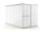 Cabane de jardin en tôle d'acier porte-outils 175x307x182 cm Enaudi Blanc