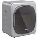 Mini Asciugatrice ad Aria 2,5 kg 48x40x56 cm con Timer e Programma Smart in Acciaio Inox Argento      