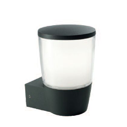 Lampada Applique in Alto Colore Grigio per Esterno Linea Torch Livos