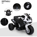 Mini Moto Elettrica per Bambini 6V con Licenza BMW S1000RR Nera
