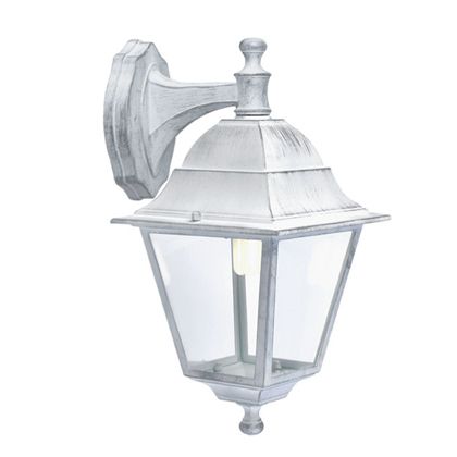 prezzo Petite Applique Basse d'Extérieur en Aluminium Sovil Blanc et Argent