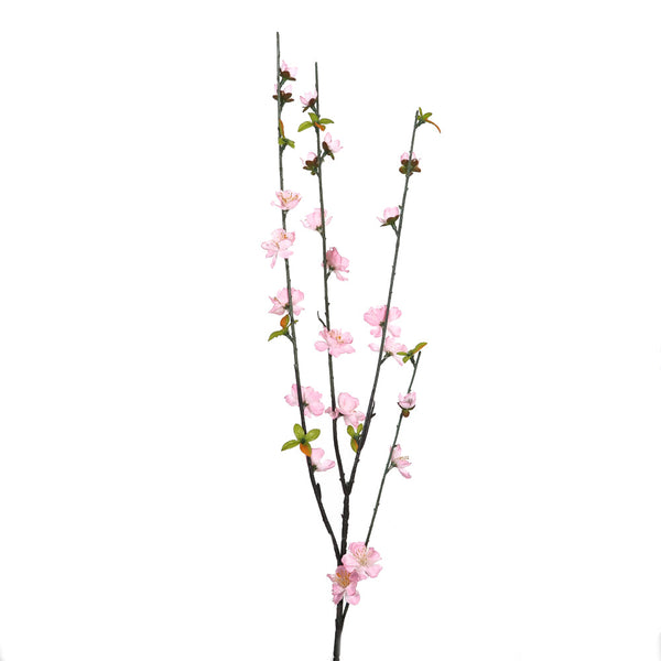 sconto Set 8 Pêchers Artificiels à 4 Branches Hauteur 85 cm Rose