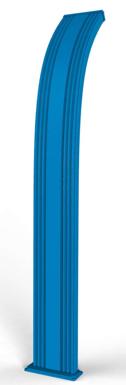 Doccia Solare da Giardino 40L Miscelatore Temporizzato e Lavapiedi Arkema Dada Blu online