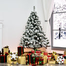 Albero di Natale Artificiale Innevato 140 cm 400 Punte  Verde