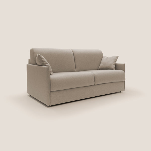 online Divano Letto 2 Posti 149x90x96 cm in Tessuto Beige