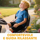 Go Kart a Pedali per Bambini 3-6 Anni 50 kg Portata con Portabicchieri e Ruote in EVA Antiscivolo Rosso      