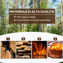Fioriera Box Rettangolare per Piante in Legno di Abete 70x35x30 cm 