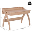 Scrivania da Ufficio in Legno Rovere 120x60x84 cm 