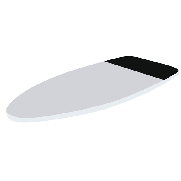 acquista Copriasse Ricambio Asse da Stiro Elegant 125x46 cm Cotone Spugna Feltro Grigio