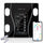 Balance Digitale Max 180 Kg en Verre avec App Bluetooth Noir